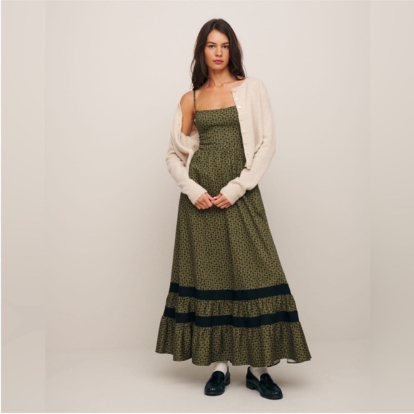 Reformation Baina dress in dandy - Picture 3 of 9